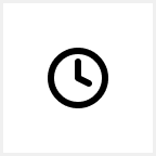 Clock icon framed